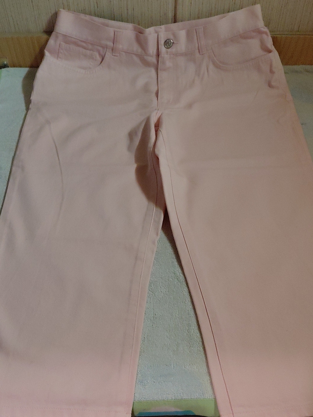 Lauren Jeans Co. By Ralph Lauren Light Pink Jeans, NWT, Classic Midcalf, Size 8
